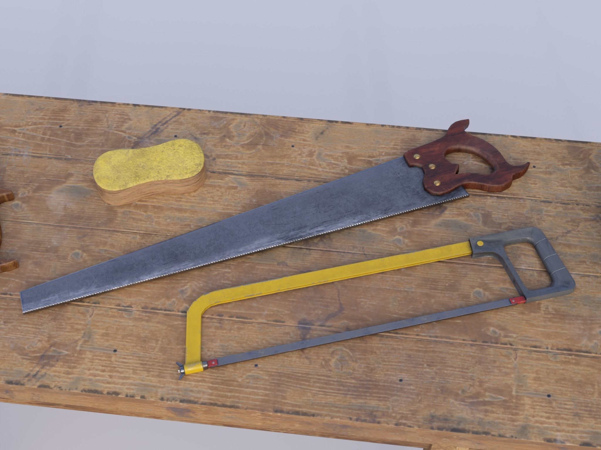 PBR Assets - Farm Tools Low-poly 3D model_10