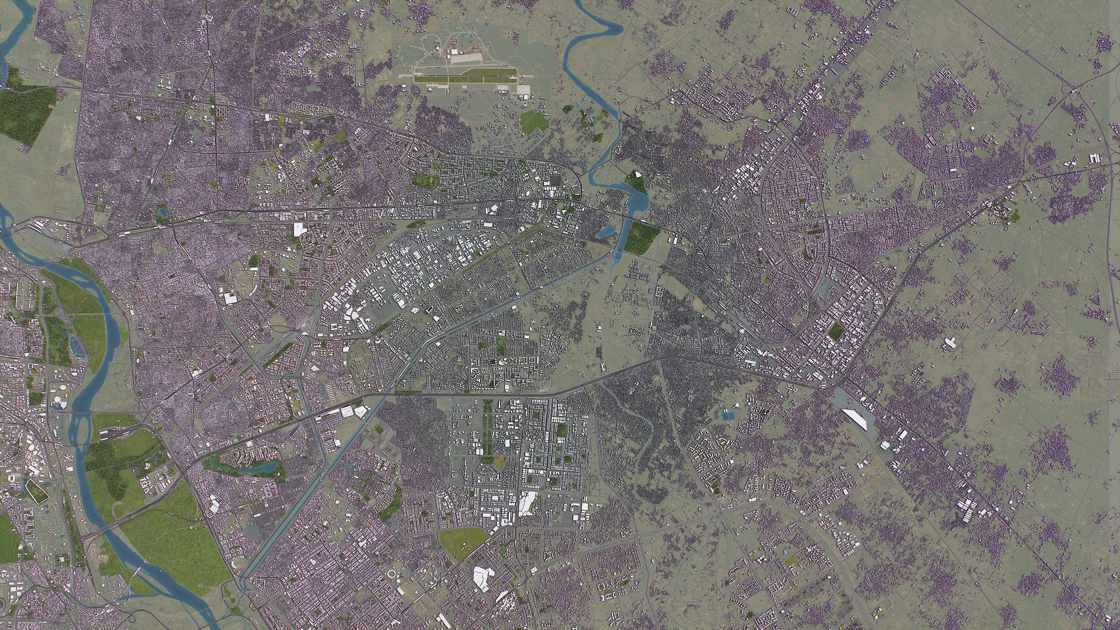 Ghaziabad Low-poly 3D model_13