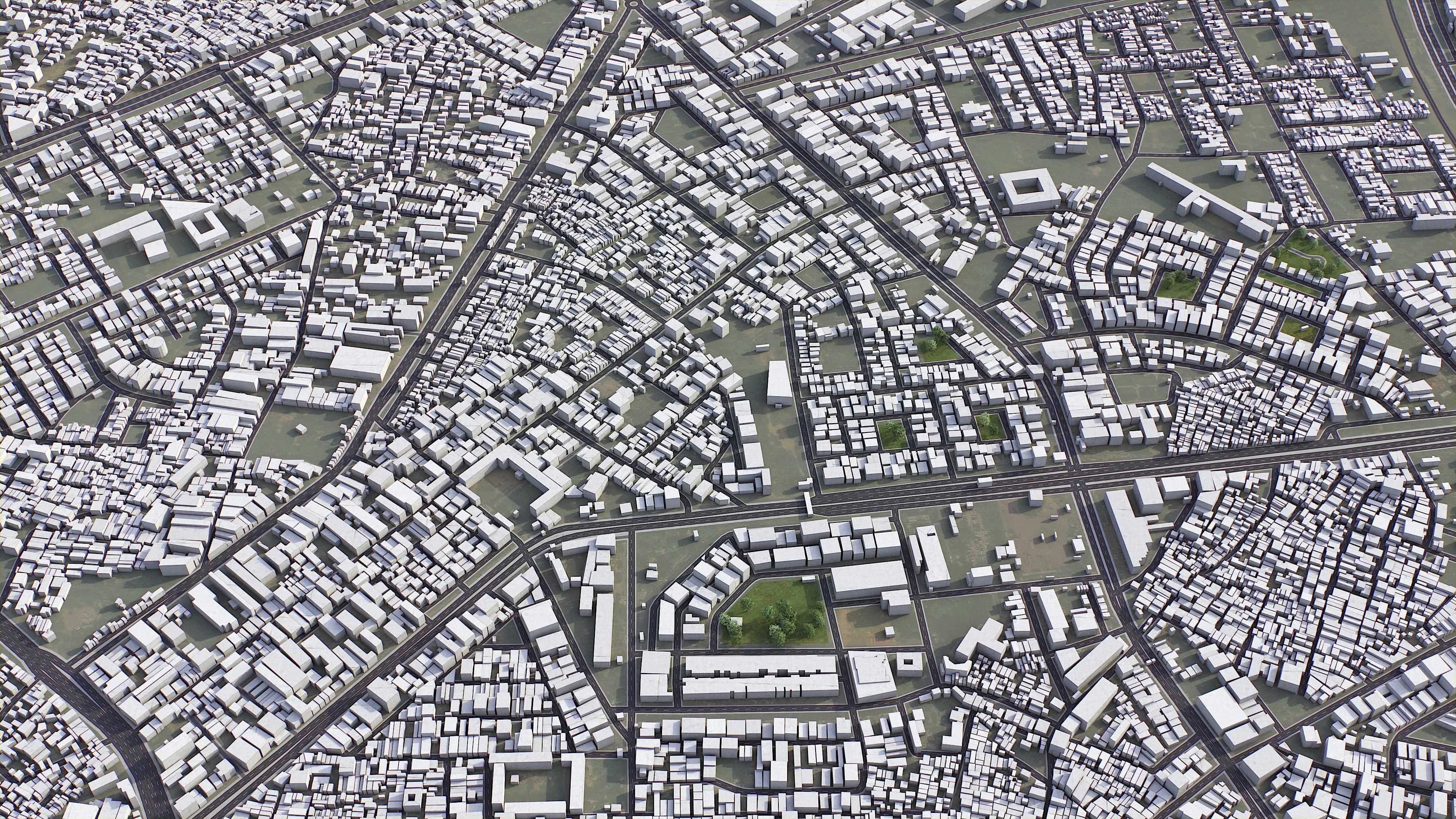 Ghaziabad Low-poly 3D model_10