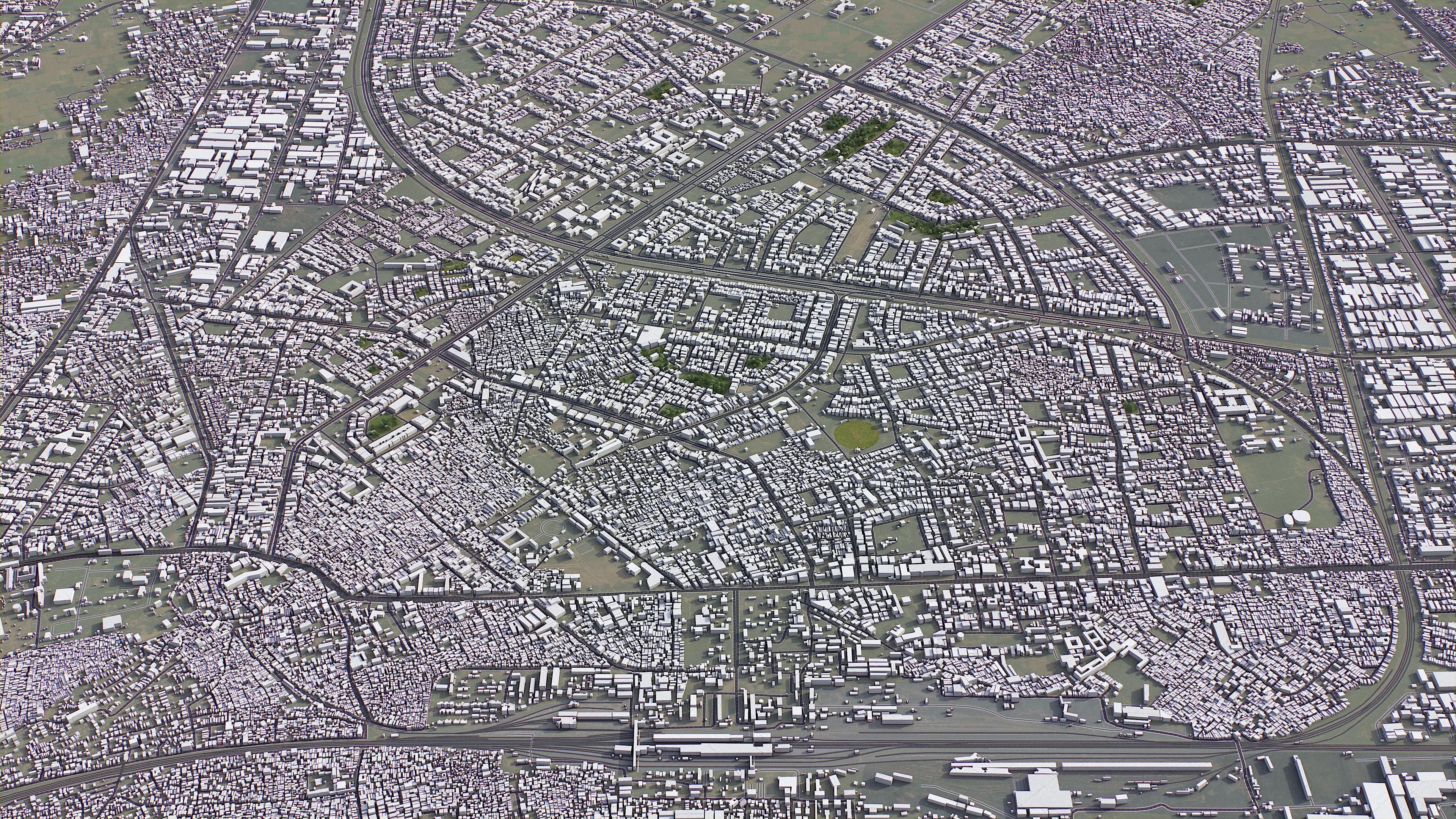 Ghaziabad Low-poly 3D model_3