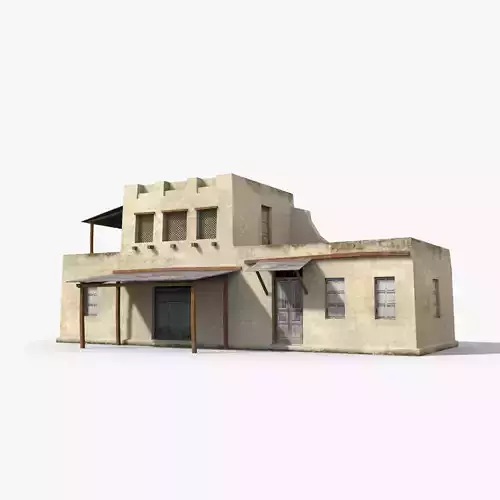 Arab x17 Low-poly 3D model