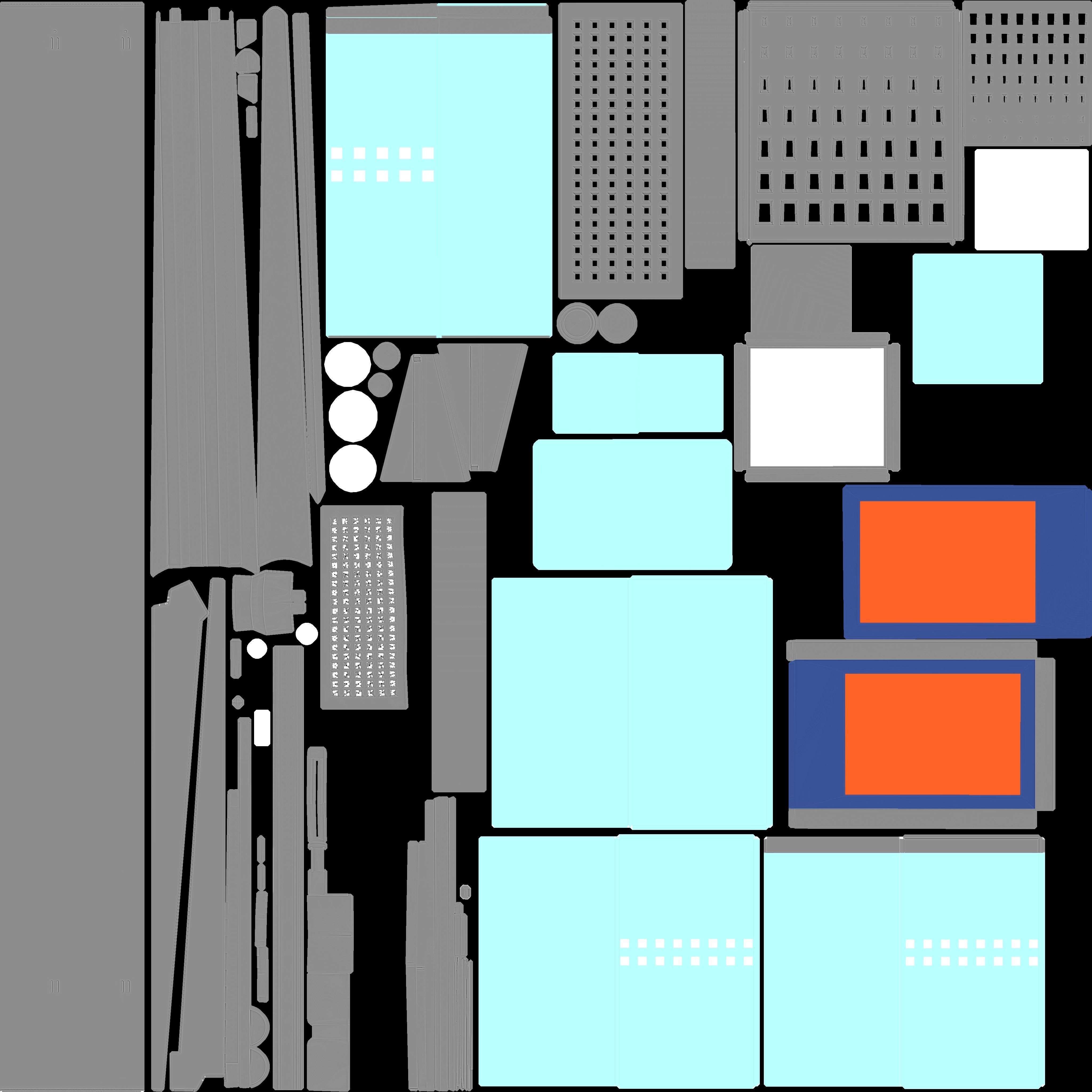 Bus Stop Version 1 Low-poly 3D model_46