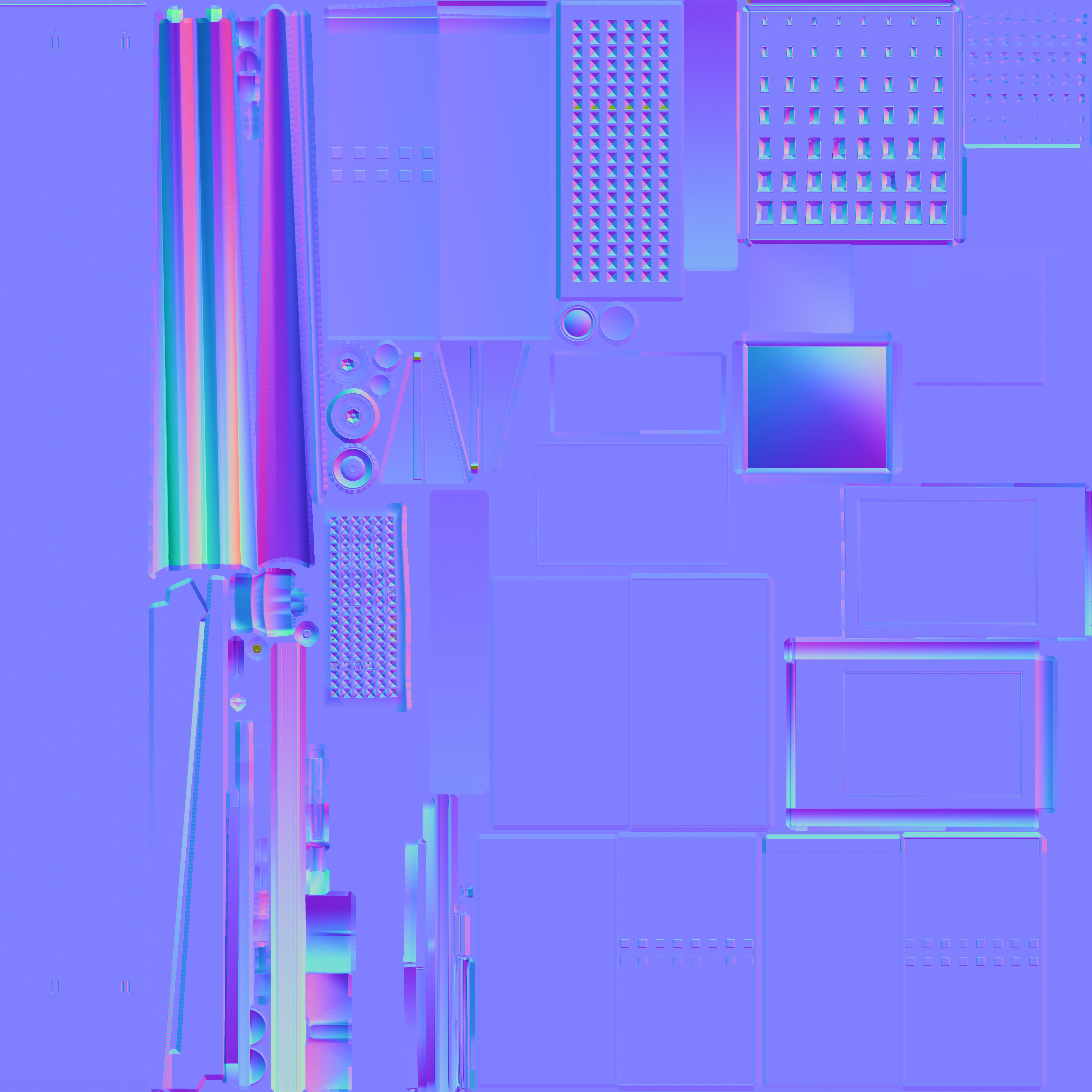 Bus Stop Version 1 Low-poly 3D model_48