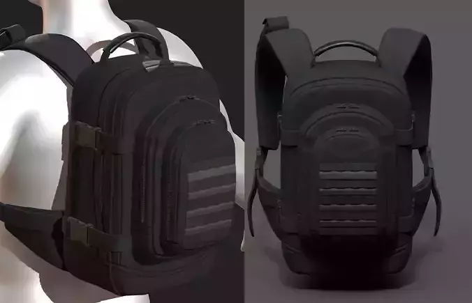 Backpack Camping bag baggage Black 