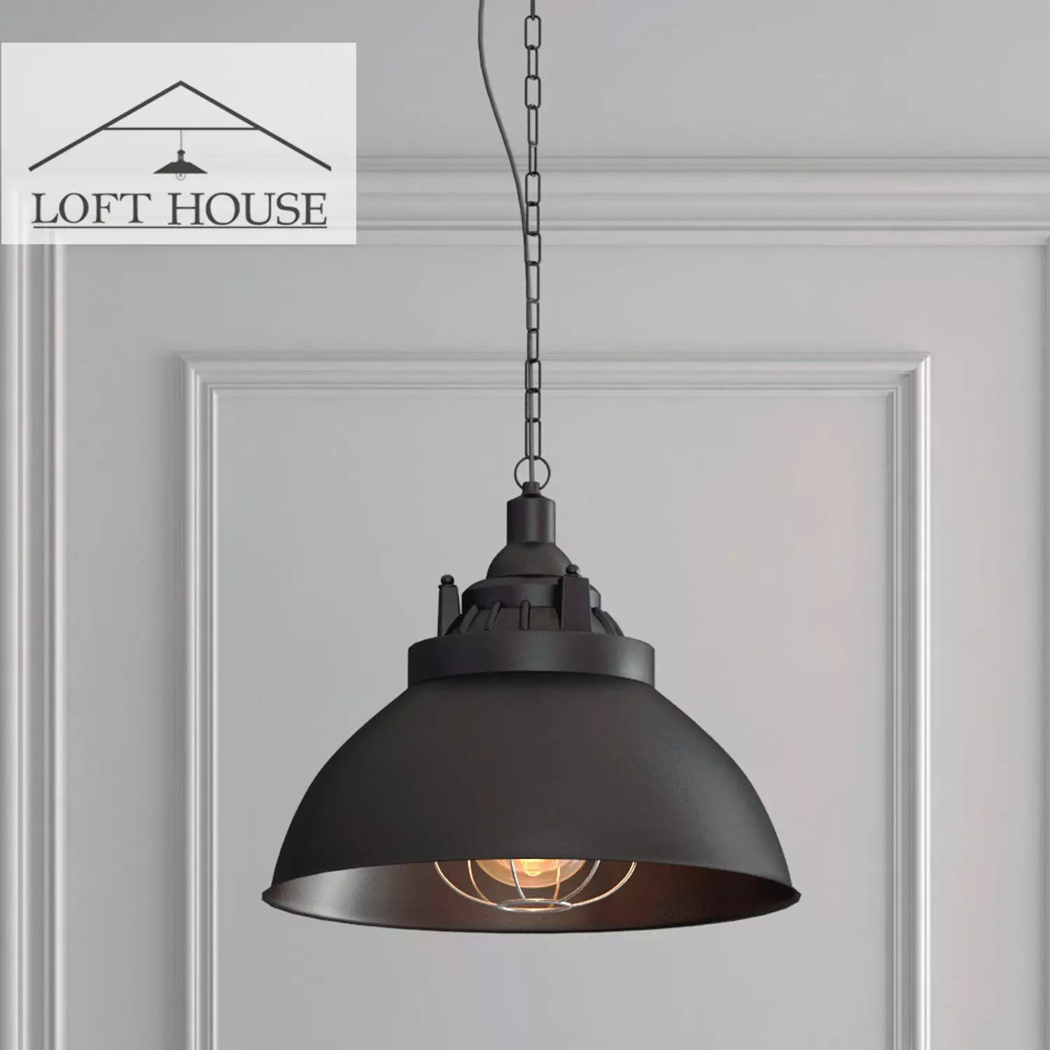 Hanging lamp LOFT HOUSE P-187 3D model_0