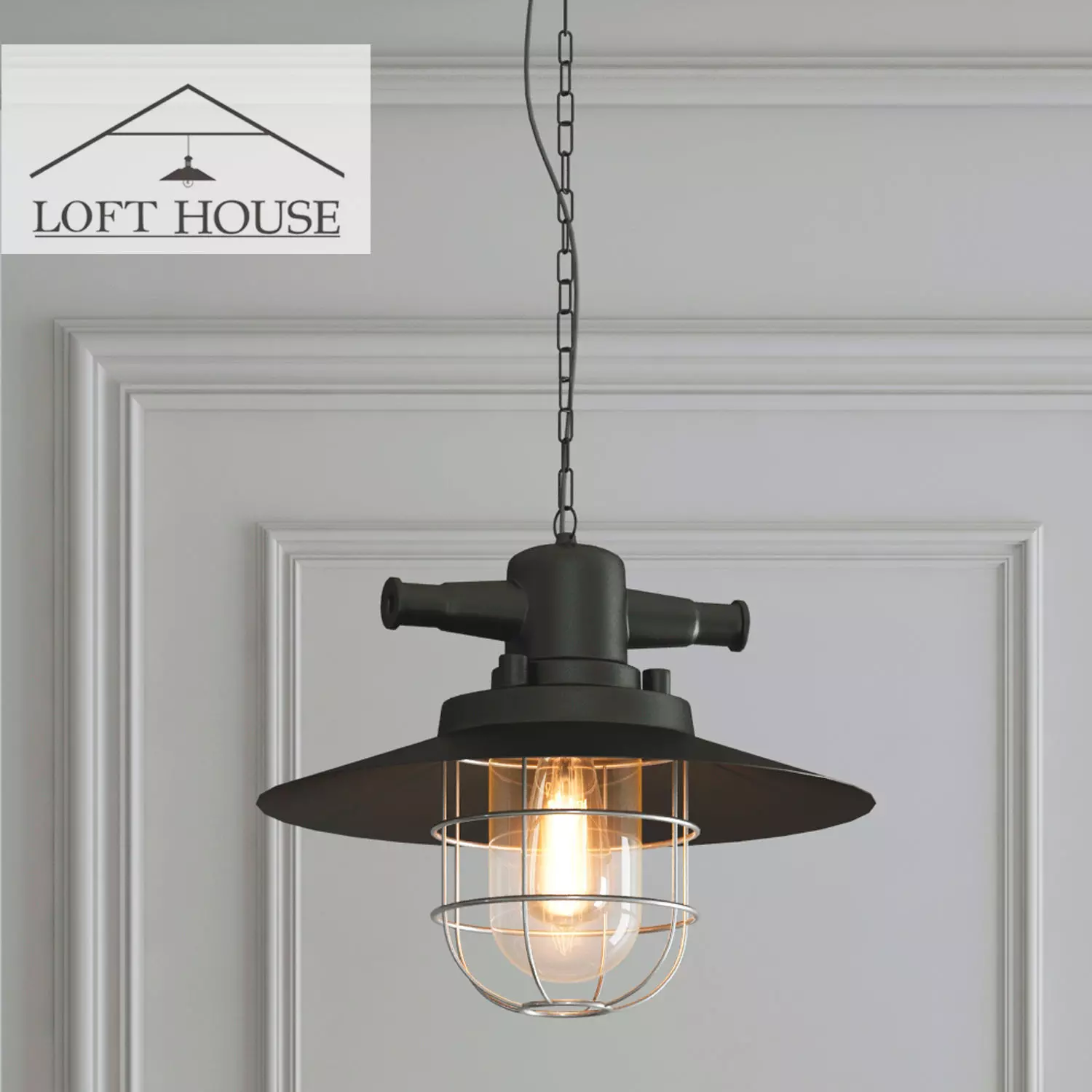Hanging lamp LOFT HOUSE P-189 3D model_0