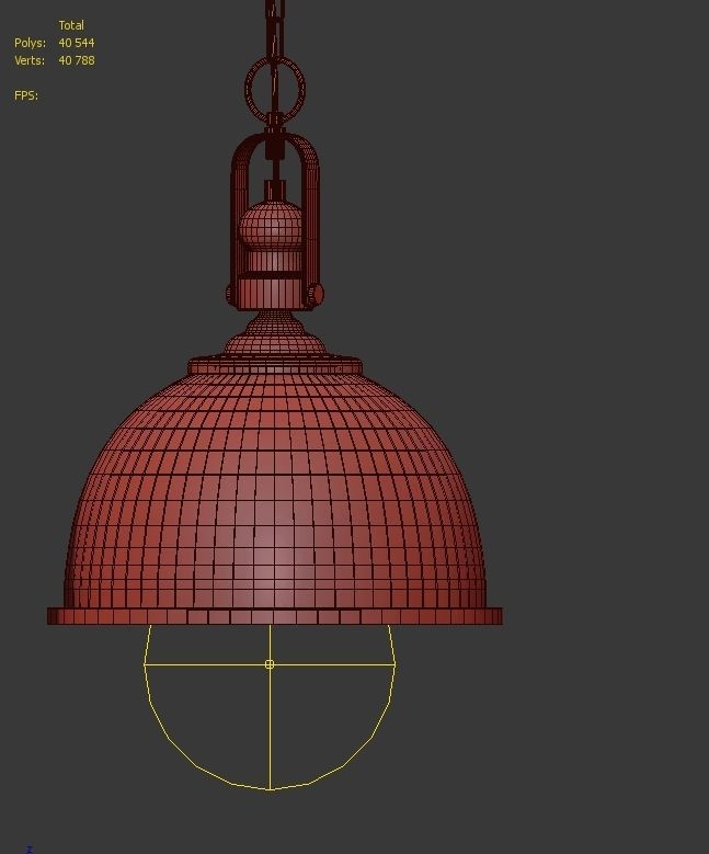 Hanging lamp LOFT HOUSE P-190 3D model_4