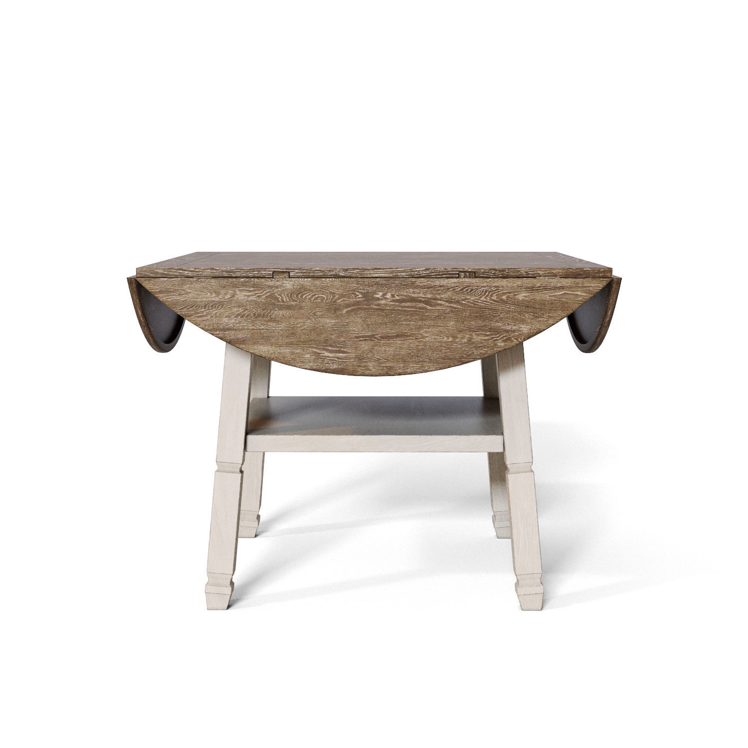 Bolanburg Counter Height Dining Room Drop Leaf Table 3D model CGTrader