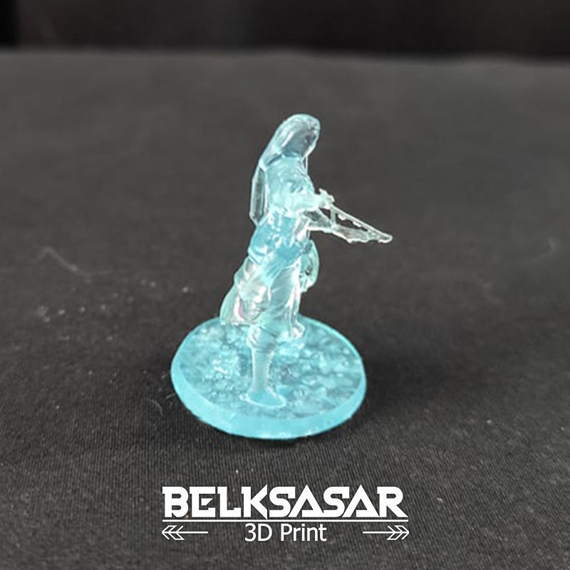 Fantasy Female Hunter 3D print model_5