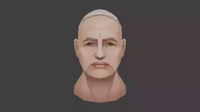 Hand Painting Head 02