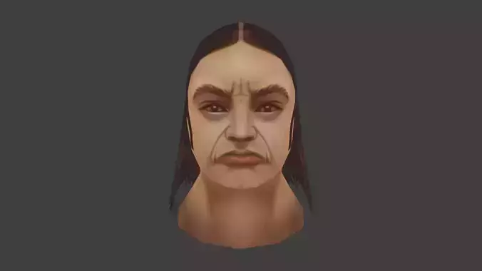 Hand Paintig Head 03