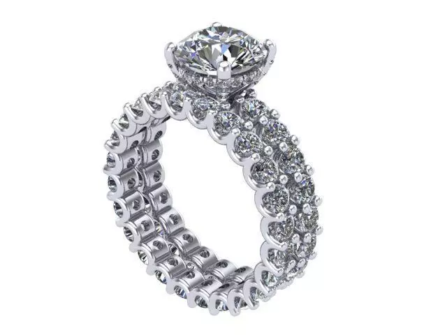 Long Side Ring  3D print model_0