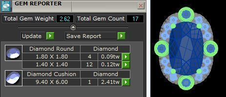 Ruby Pendant  3D print model_2