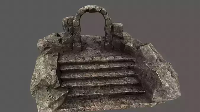 Gate rock 3D model