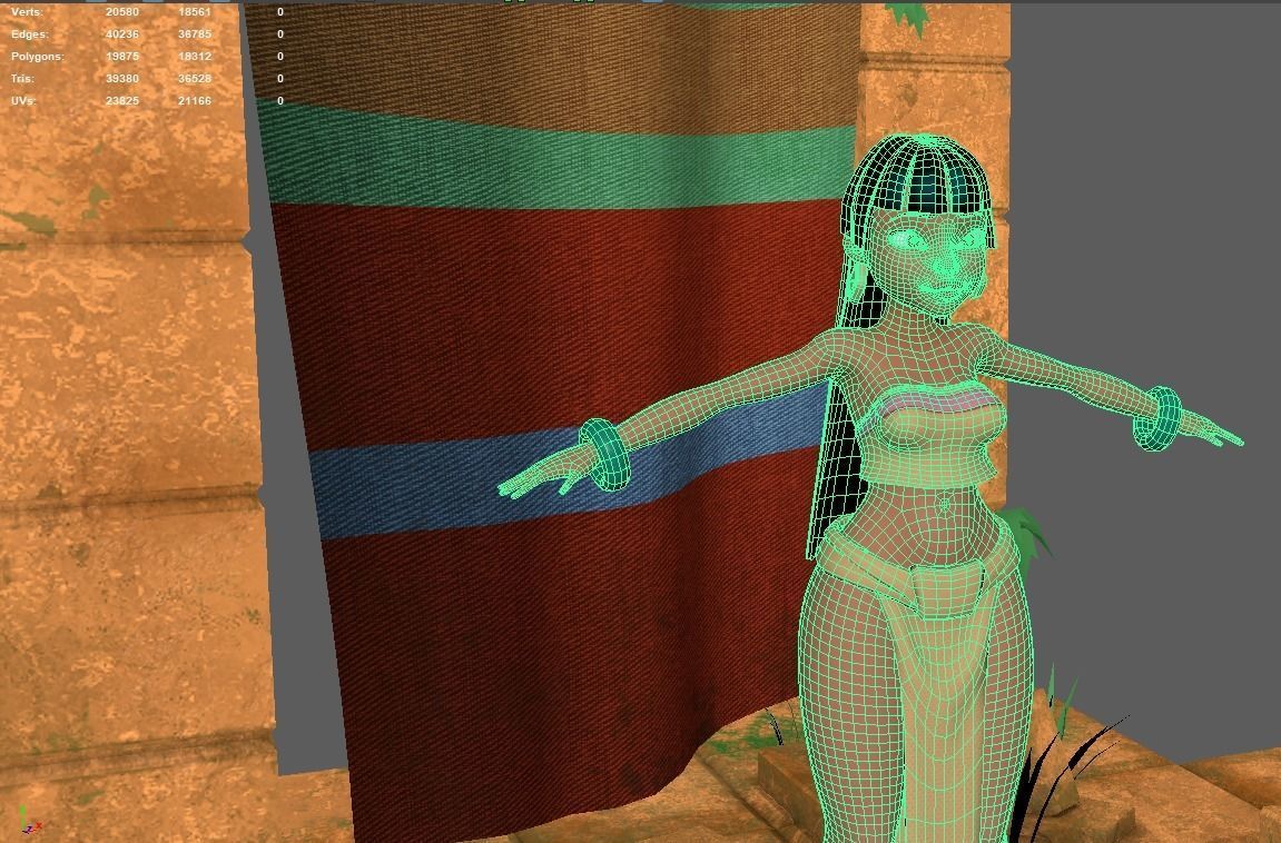 chel version 2020 Low-poly 3D model_2