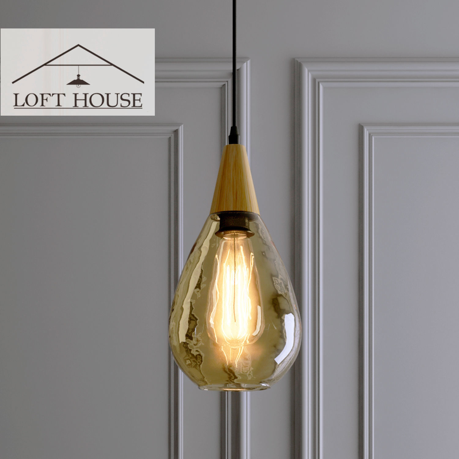 Hanging lamp LOFT HOUSE P-167 3D model_1