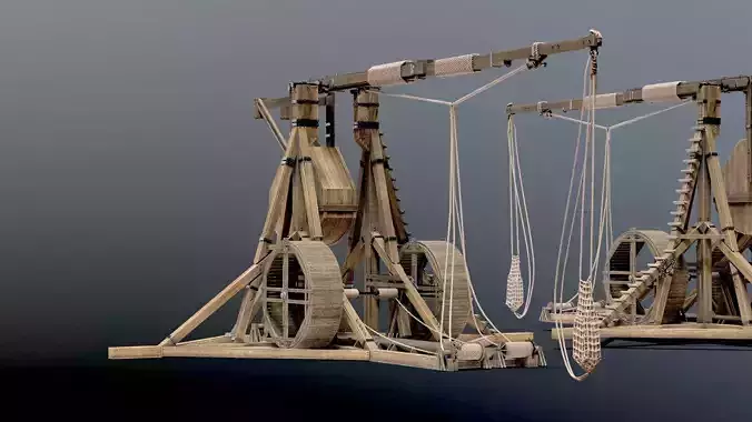 MEDIEVAL Trebuchet 3D model