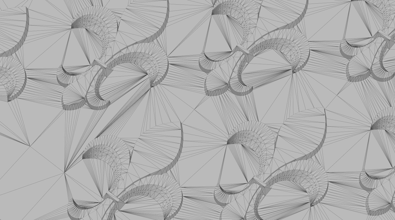 Lys flower tile relief  3D print model_12