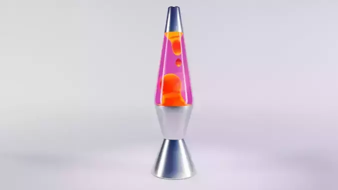 Low poly Lava Lamp Low-poly 3D model