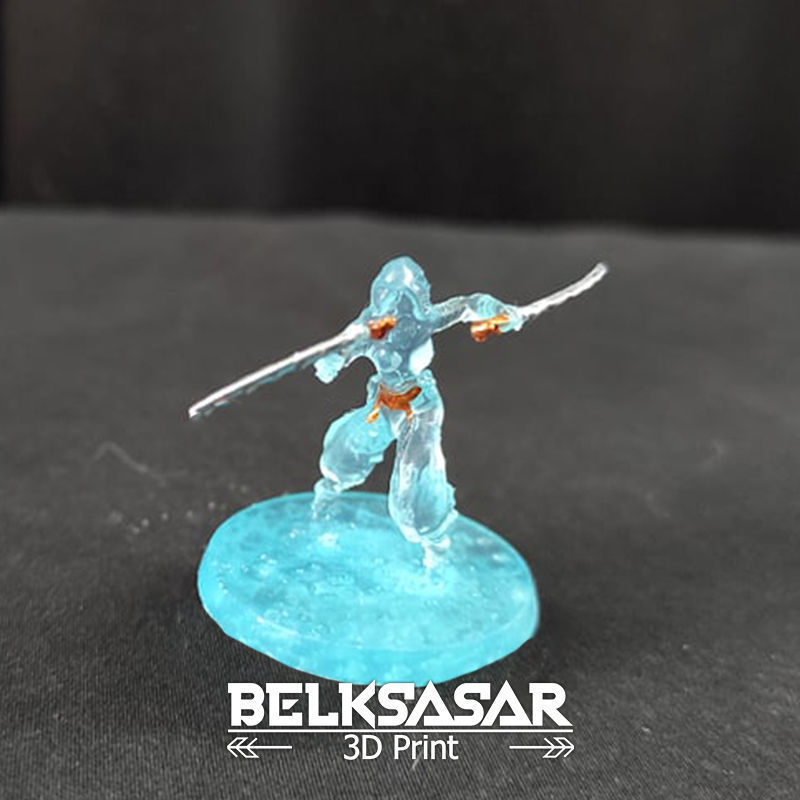 Fantasy Female Assassin 3D print model_2