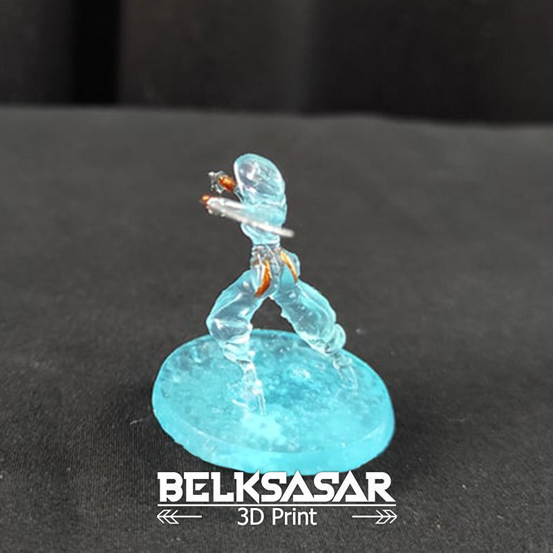 Fantasy Female Assassin 3D print model_3