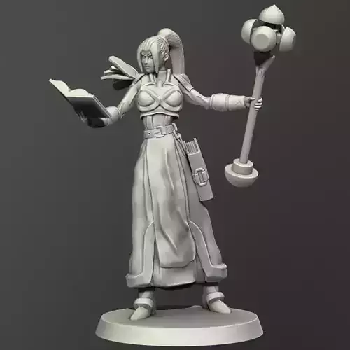 Fantasy Female Priest