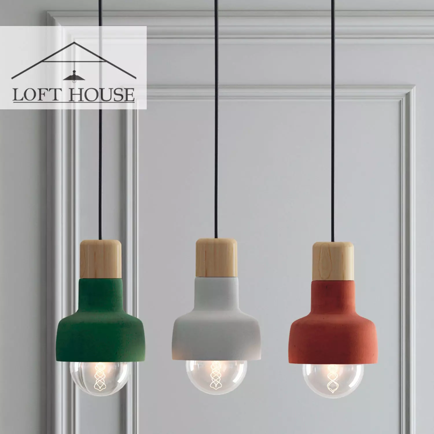 Hanging lamp LOFT HOUSE P-175 3D model_0