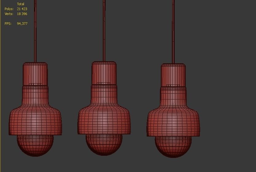 Hanging lamp LOFT HOUSE P-175 3D model_5