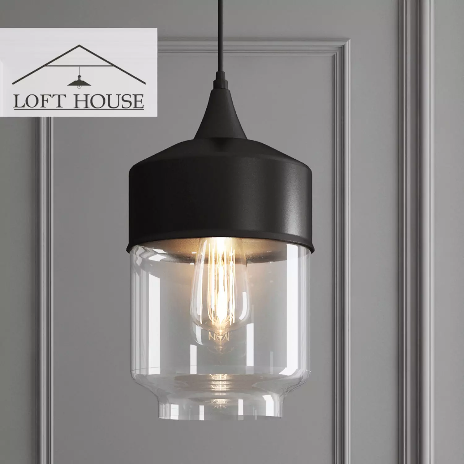 Hanging lamp LOFT HOUSE P-172 3D model_0