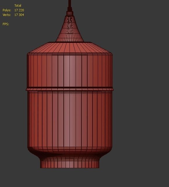 Hanging lamp LOFT HOUSE P-172 3D model_5