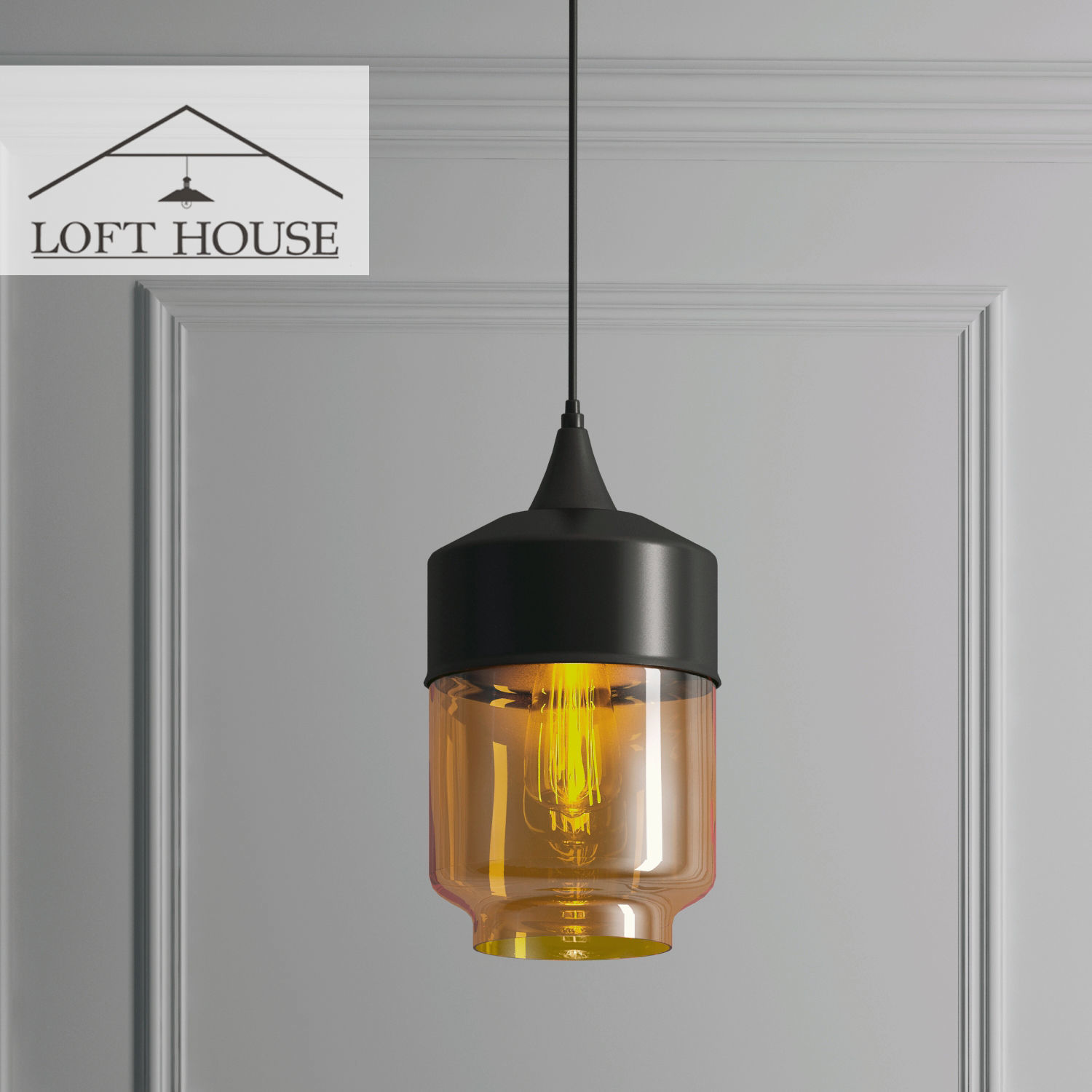 Hanging lamp LOFT HOUSE P-172 3D model_1