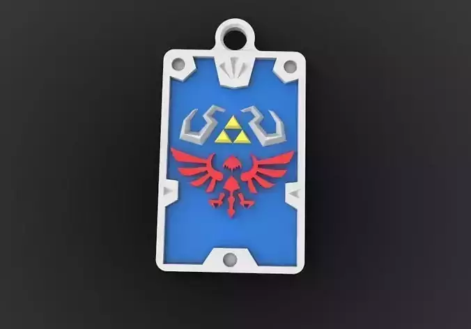 Zelda hyrule keychain 3