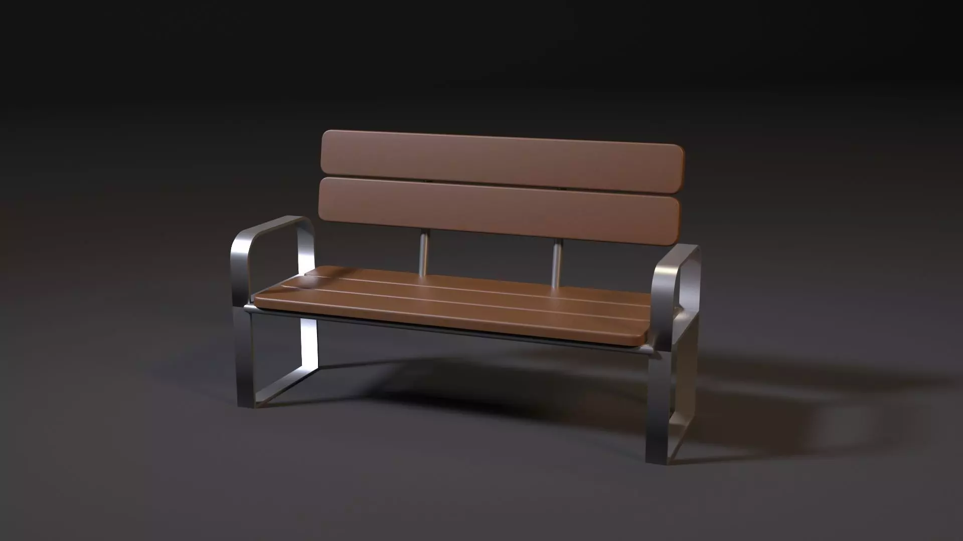 Bench park 3D model