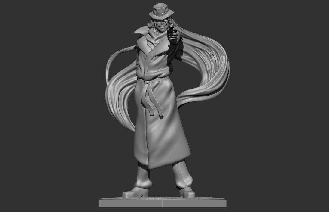 Detective Conan Gin 3D model 3D printable CGTrader