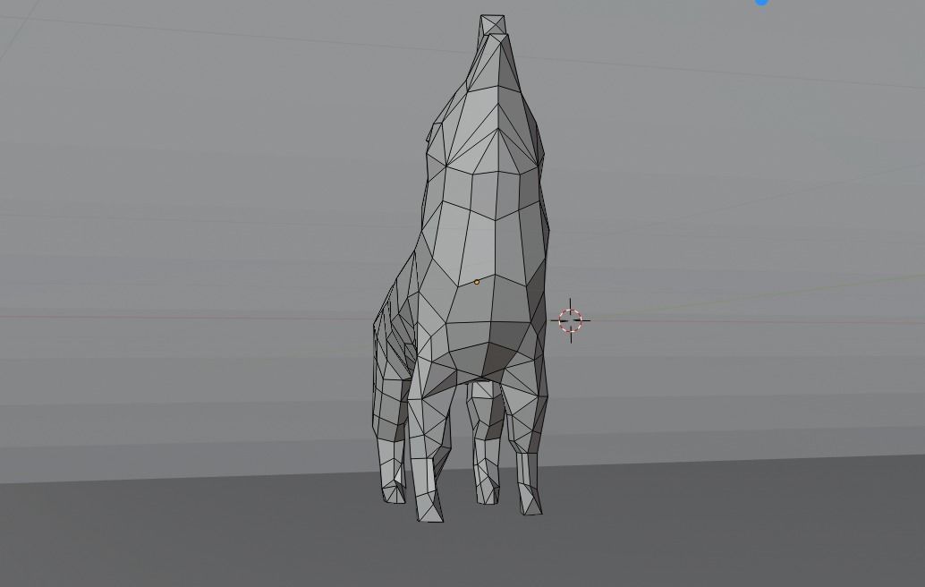 wolf lowpoly 3d model 3D print model_5