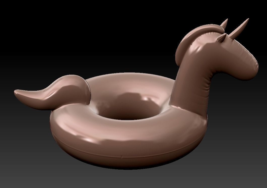 Unicorn Float  3D print model_1
