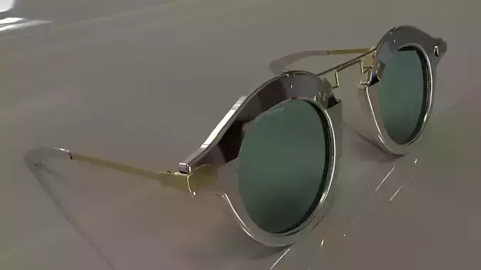 Sunglasses pair of with lenses
