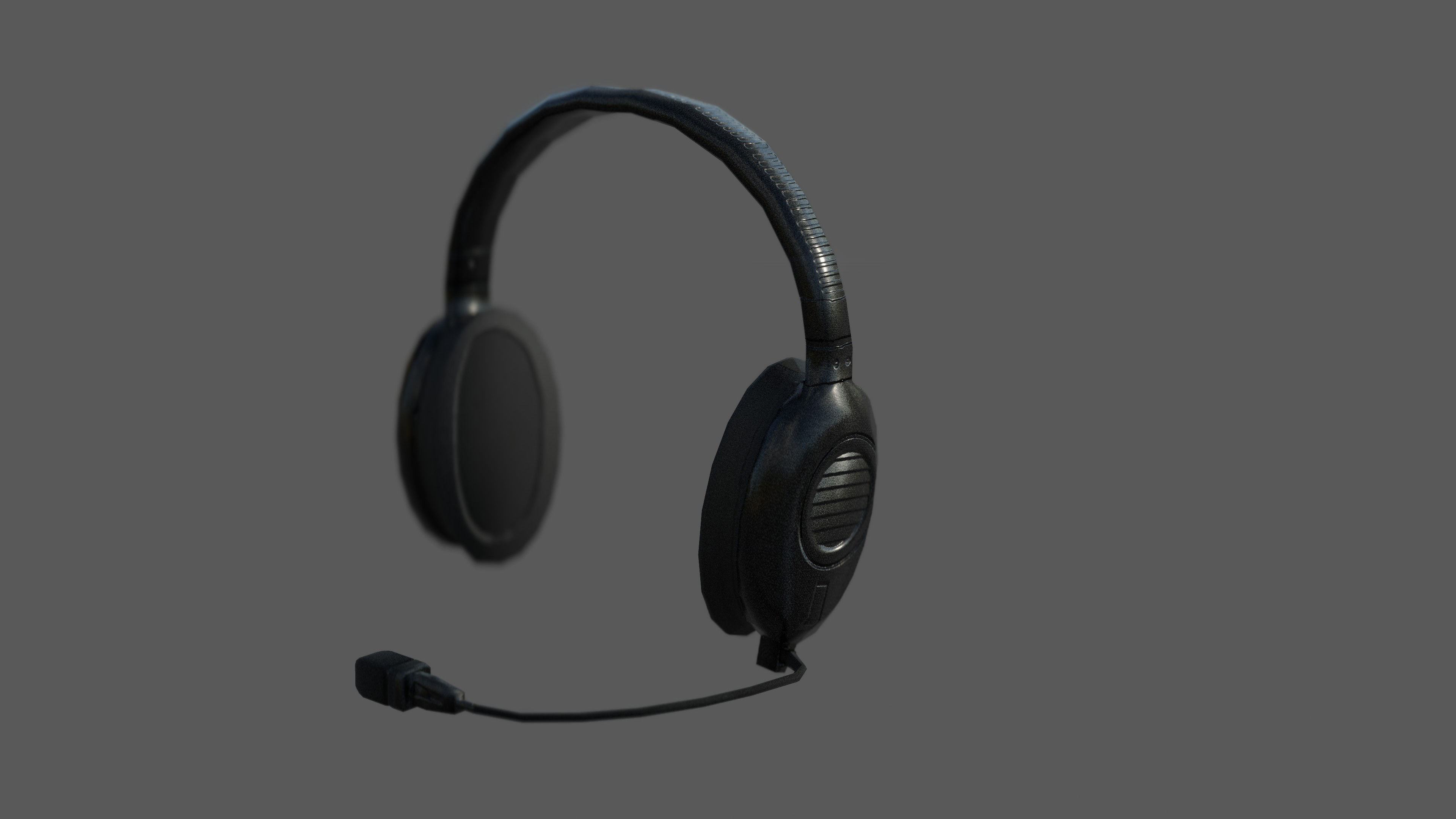 Airline captain Low-poly 3D model_6