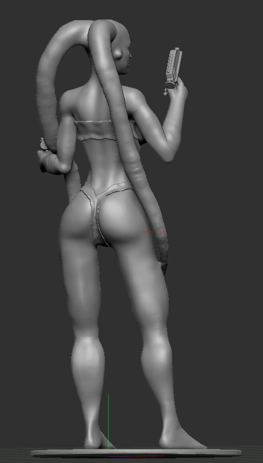 Sexy Twilek  3D print model_2