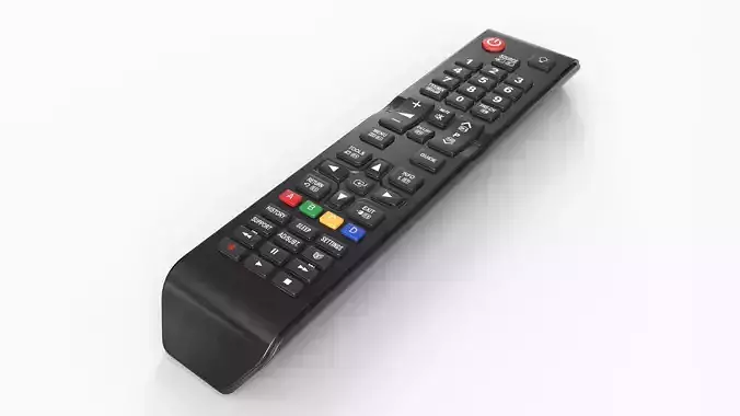 Low-poly  TV Remote