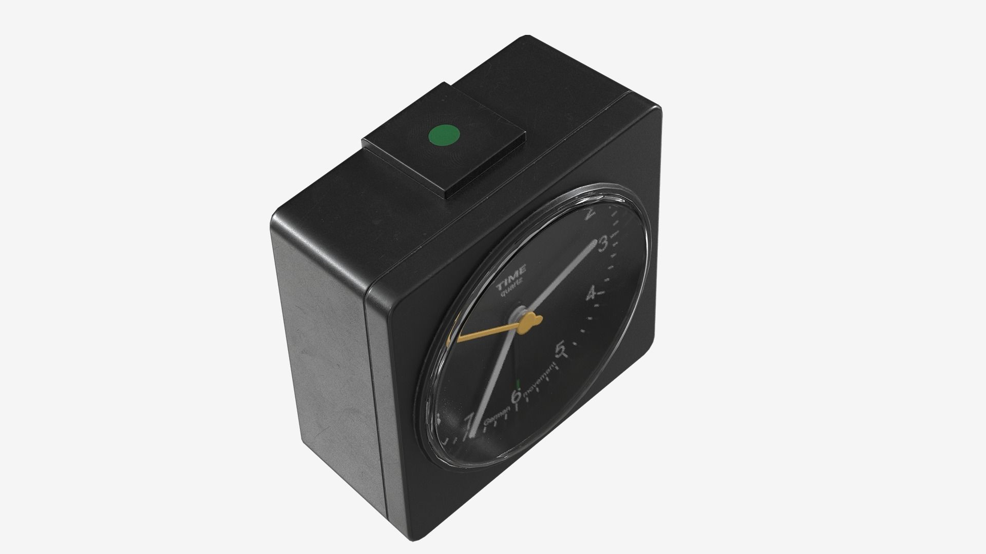 Alarm Clock Low-poly 3D model_3