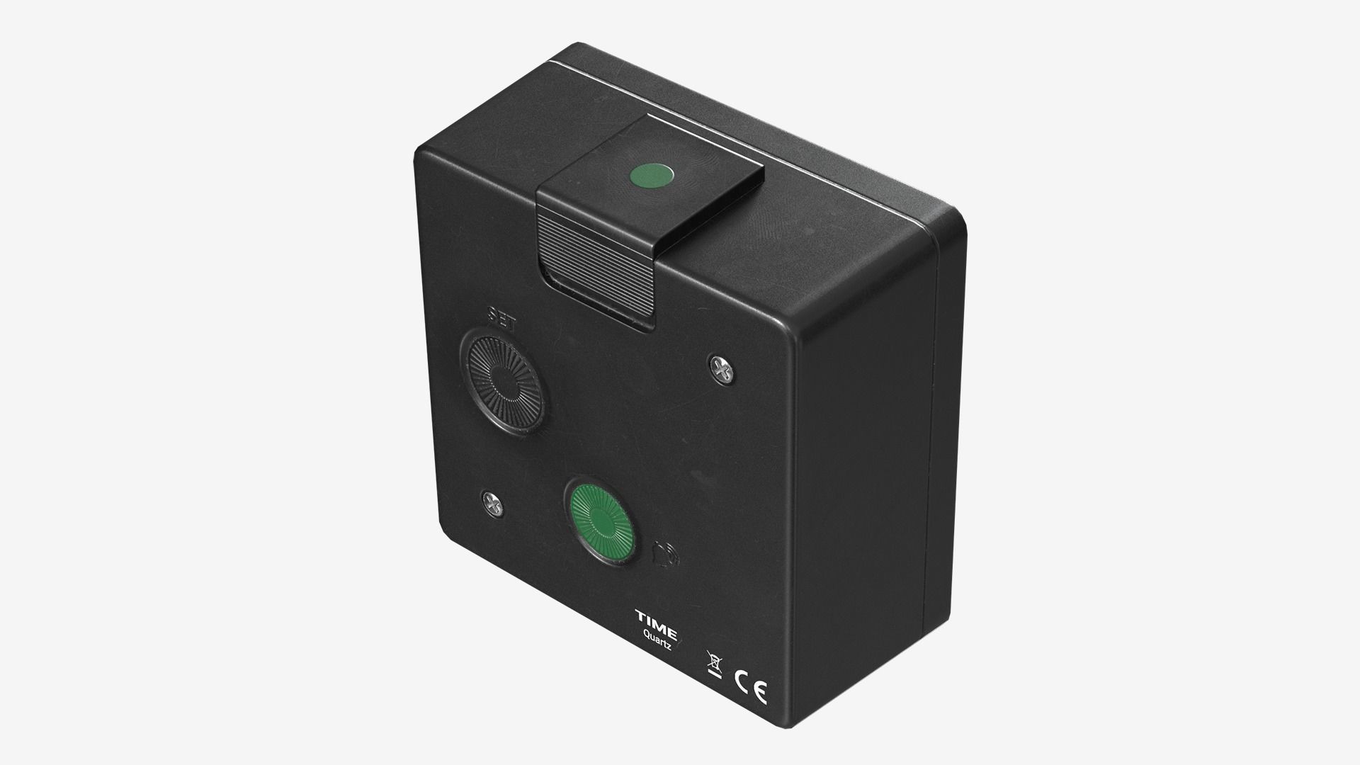 Alarm Clock Low-poly 3D model_4