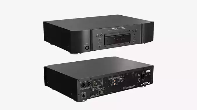 Bluray Player Low-poly 3D model
