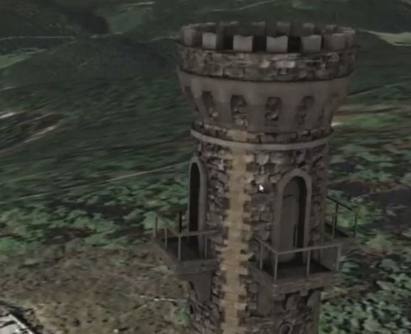 Medieval Guardtower Low-poly 3D model_22