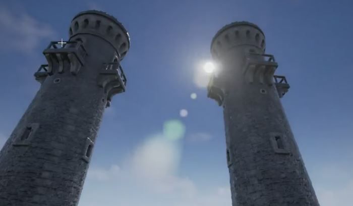 Medieval Guardtower Low-poly 3D model_14