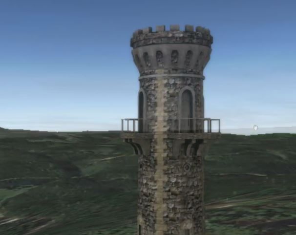 Medieval Guardtower Low-poly 3D model_21