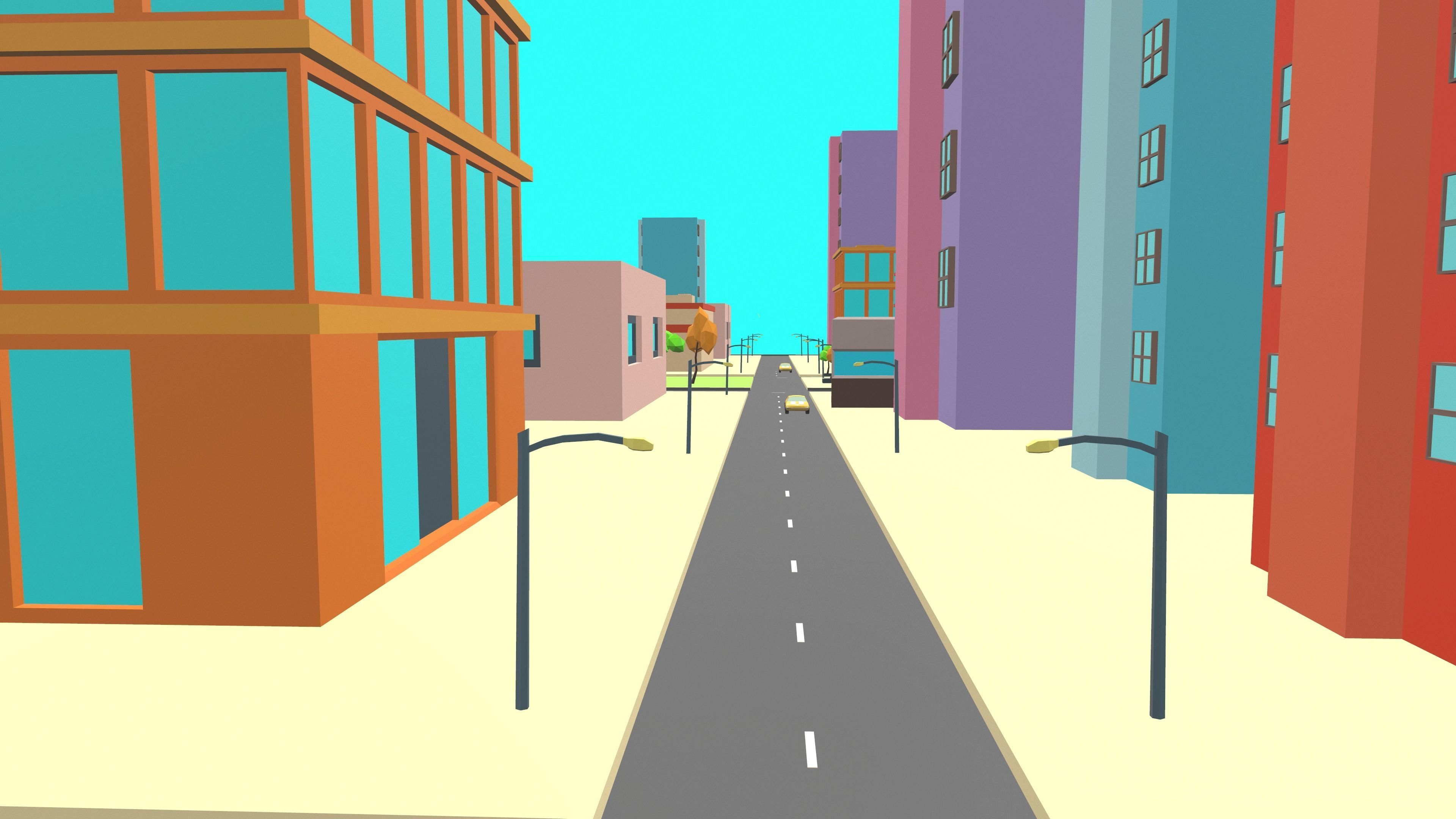 SimplePoly City Low-poly 3D model_7
