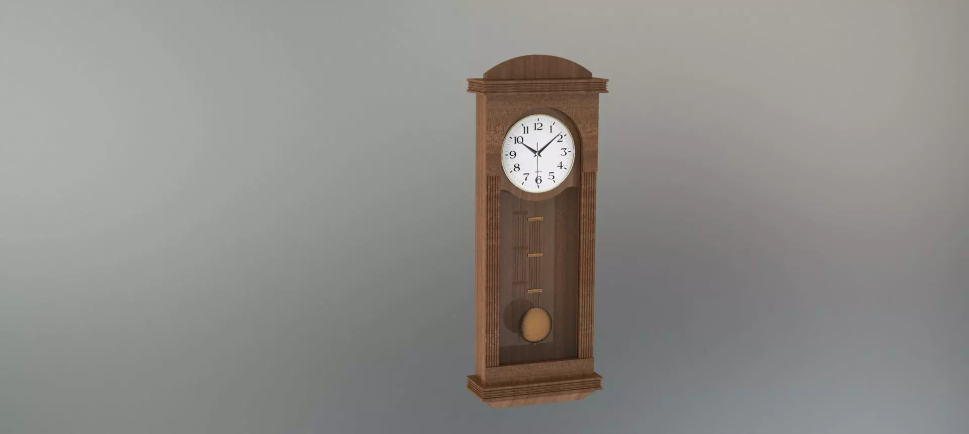 Wall Clock 3D model_0