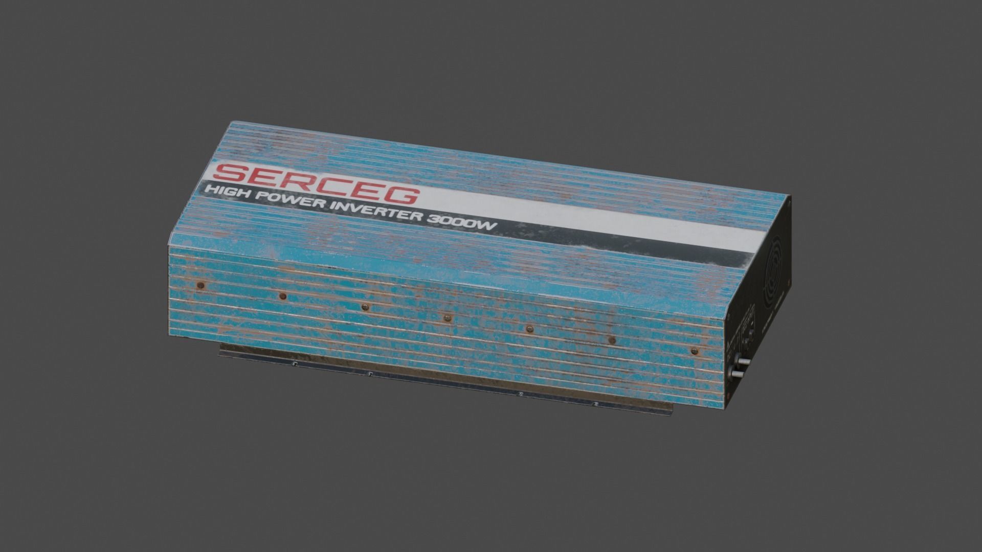 Moderately dirty Inverter Low-poly 3D model_17