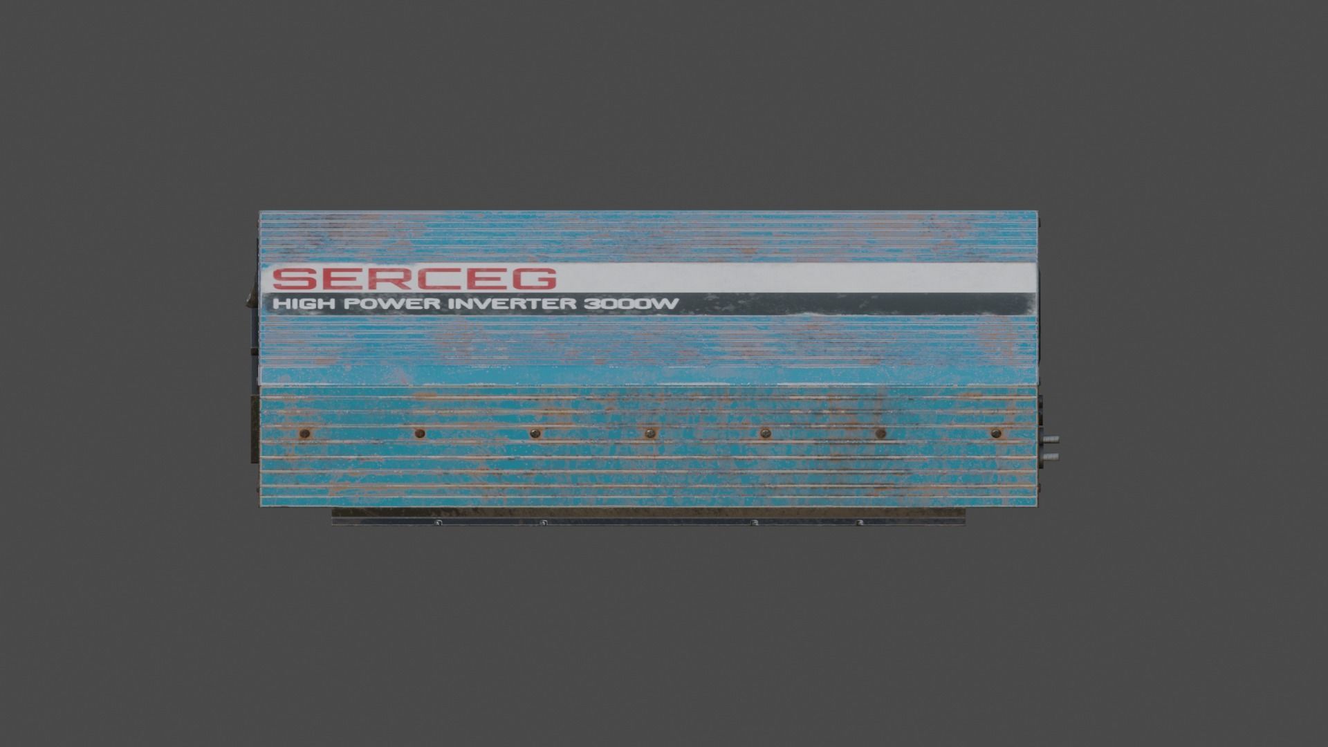 Moderately dirty Inverter Low-poly 3D model_18